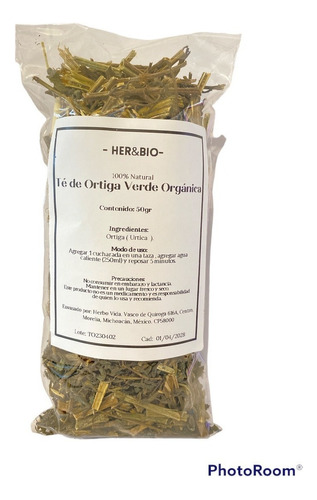 10 Té De Ortiga Verde 100% Natural Orgánica Selecta 50g