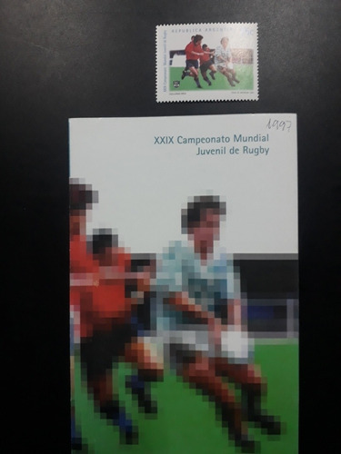 Filatelia Argentina - Mundial De Rugby 1997 Mint 