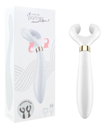 Varita mágica Satisfyer Partner Multifun 3 con doble vibrador