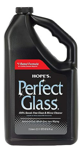 Perfect Glass Cleaner Spray Refill, Sin Rayas, Sin Amoníaco,