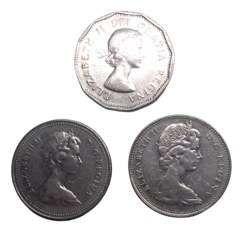  Monedas Canadá 5 Centavos  Bustos Reina Isabel Envío $47