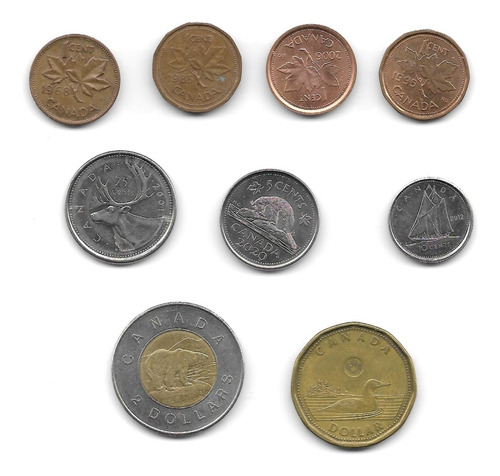 Lote Monedas De Canada