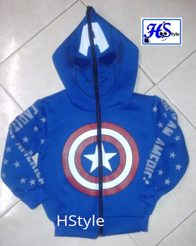 Chaqueta, Buzo Niño Super Héroes Ironman,hulk ( Hstyle)