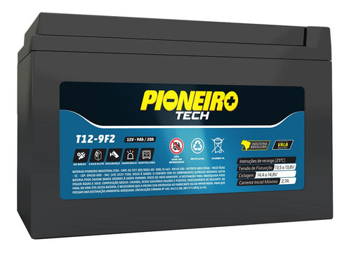Bateria Ups Pioneiro Tech T12-9f2 12v 9ah