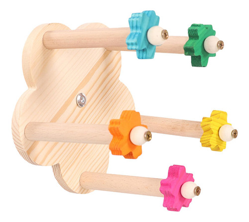 Juguete De Percha Giratoria Para Pájaros, Accesorio Para