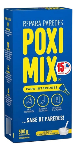 Poximix® Mezcla Adhesiva 500 Gr  Interior Ó Exterior Elegí !