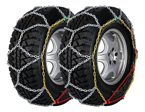 Cadenas Nieve Barro Antideslizante 12mm Auto Par - Cadenas
