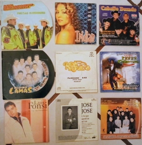Cd's Promo Jose Jose Angeles Azules Imanol Luis Fonsi Otros (Usado)