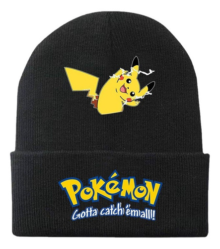 Gorro De Punto Cálido De Invierno, Gorro De Lana Con Estampa