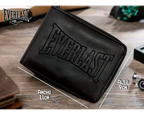 Billetera Hombre Con Cierre Moda Everlast Cuero Pu Urbana