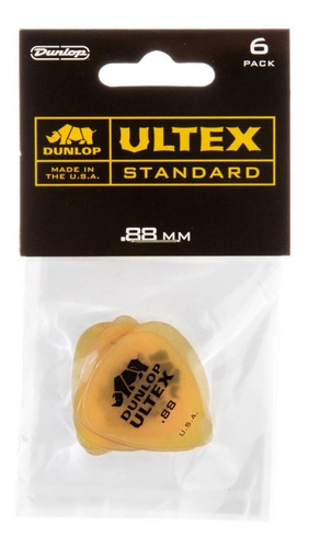 Pack 6 Uñetas 421p88 Ultex Dunlop - Musicstore