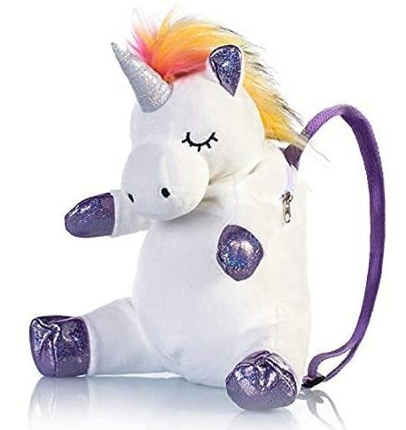 Functory Mochila De Unicornio Para Niños, Mini Bolsa De Pelu