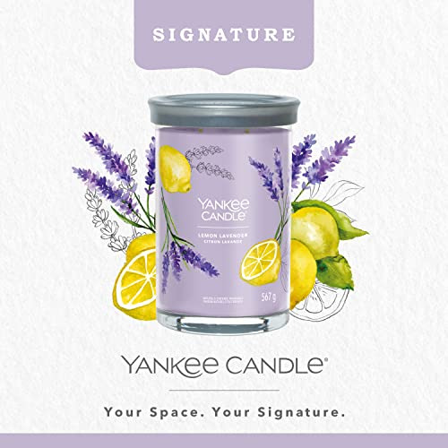 Vela Grande De Dos Mechas Yankee Candle De Limón Lavanda | V