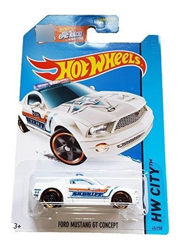 Coche De Policia Hot Wheels 2015 Hw City Ford Mustang Gt Co