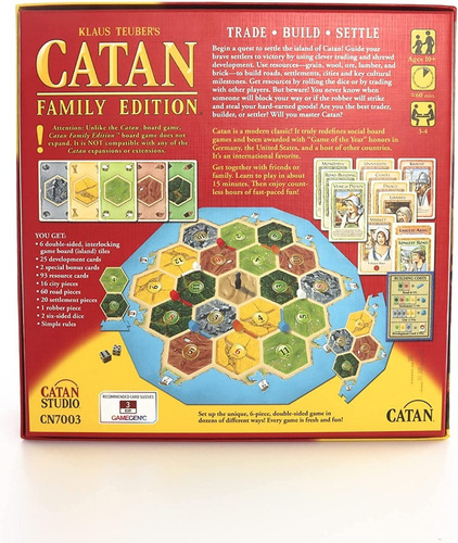 Catan Board Game Family Edition Arkham Horror Juego Tablero