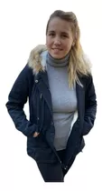 Comprar Campera Parka Abrigo Mujer De Invienrno Con Corderito