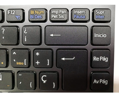 Teclado Vaio Vpc-y 148768621 148905851 9j.n0u82.k0l