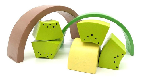 Juego Didactico Encastrable Kiwi Madera Montessori / Waldorf