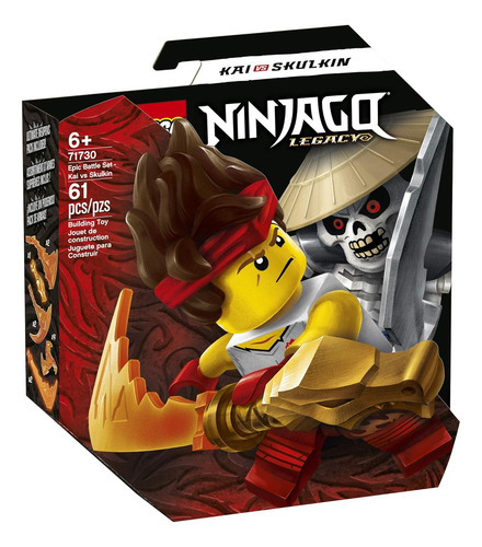 Lego Ninjago - Juego De Batalla Épica, Kit De Construcción K