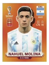 Comprar Figuritas Mundial Qatar Nahuel Molina Arg5 Original Panini 