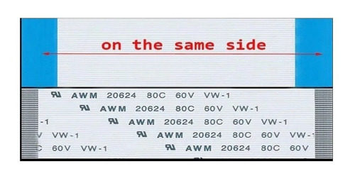 Cable Flex Plano Inverso 40 Pines 200mm Ffc/fpc 0,5
