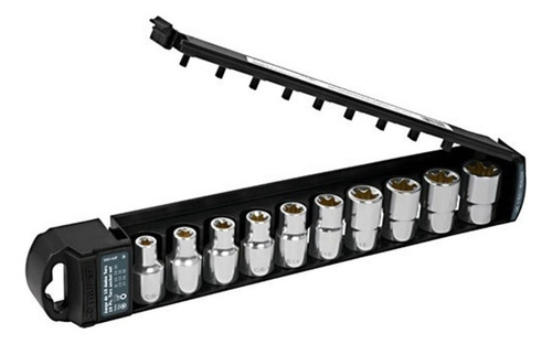 Imagen 3 de 10 de Juego De 10 Tubos Torx 1/2 Para Profesionales Truper 10026