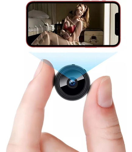 Mini Cámara Espía Ip Wifi A9 Y Grabadora De Voz Hd Con Visió