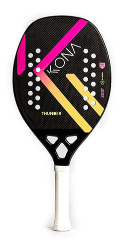 Raquete De Beach Tennis Kona Full Carbon 3k Com Raqueteira Cor Thunder Color Pink