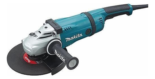 Esmerilhadeira angular Makita GA9040S de 50 Hz/60 Hz azul-turquesa 2600 W + acessório