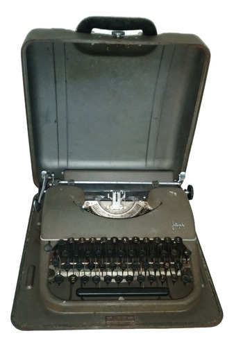 Antiguo Vintage Maquina Escribir Portatil Japy 