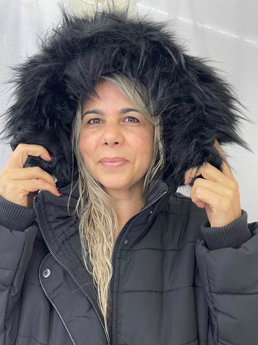Campera Larga Impermeable Talles Grandes Mujer The Big Shop