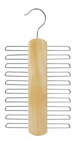 Colgador Para 20 Corbatas Madera