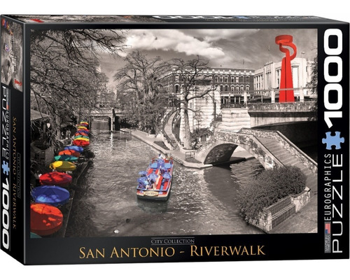 Puzzle 1000 Piezas San Antonio River Walk - Eurographics  