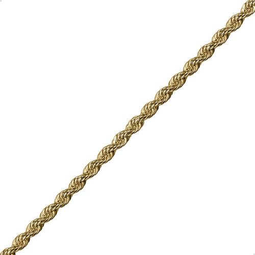 Pulsera Torzal Esclava Oro 10k Kilates Italiano 21cm - 4.2mm Diámetro 21 Cm