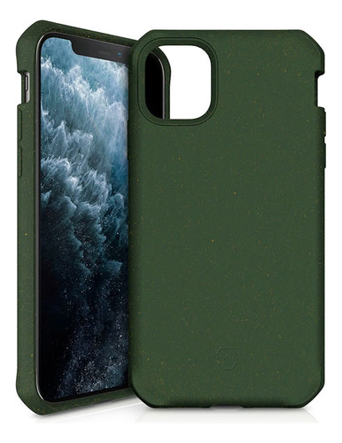 Carcasa Itskins Feronia Bio Para iPhone 11 Pro Max Verde