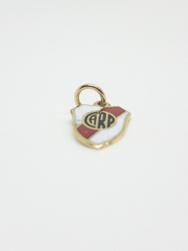 Dije Escudo River Plate N°1 Oro 18k. Garantia Envio Gratis