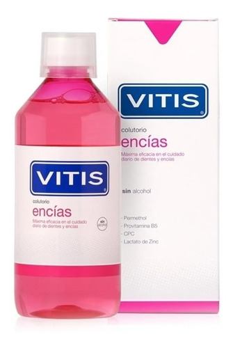 Enjuague Bucal Encias Vitis 500 Ml