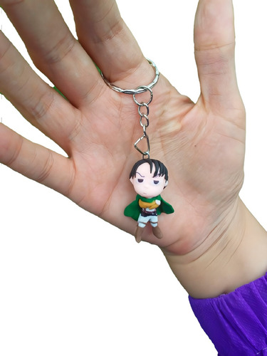 Llavero De Levi Chibi. Shingeki No Kyojin. Attack On Titans