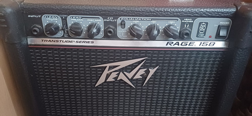 Amplificador Peavey Rage 158 15w, Único Dueño Negro (Usado)