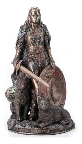 Escultura Shield Maiden Freya Diosa Nórdica De Amor Y Bellez
