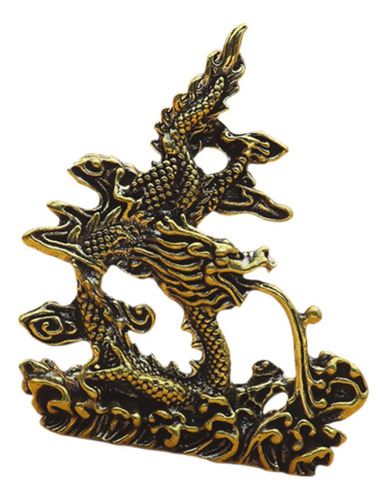 Estatua De Dragón Chino Ornamento De Escritorio Arte Crafts