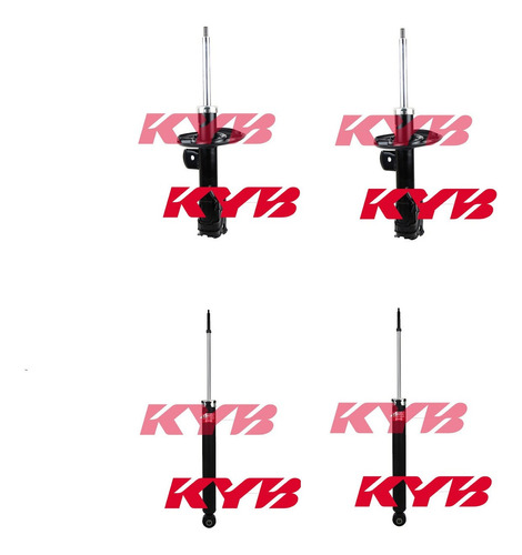 Kit 4 Amortiguadores Nissan Leaf 2015-2016-2017 Kyb