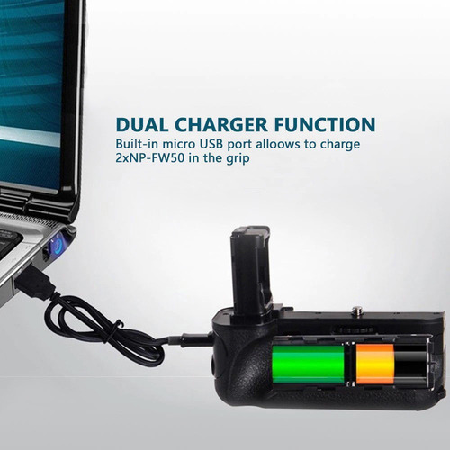 Battery Grip Para Sony A6000 A6100 A6300 A6400