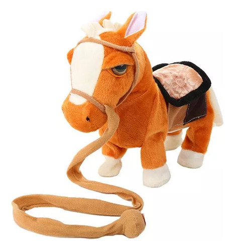 Brinquedo Elétrico Infantil Plush Horse 35cm