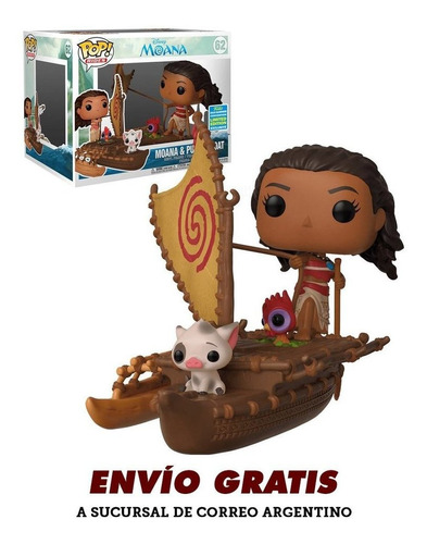 Funko Pop! Rides - Moana & Pua On Boat 62 Sdcc Exc Original