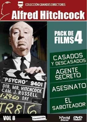 Alfred Hitchcock Vol.8 (4 Discos) Pack Dvd