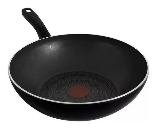 Wok 28 Cm Teflon Tefal Antiadherente T-fal So Tasty Francia Color Negro