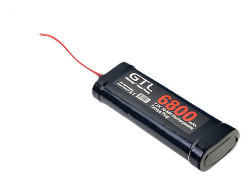 Gtl 1pc 7.2v Batería Recargable De Ni-mh Rc De 6800mah Con E