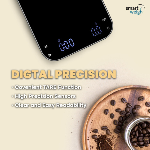 Escala De Café Smart Weigh Modelo De Alta Precisión 3000 G