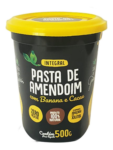 Pasta De Amendoim Sabores - Banana E Cacau - 500g